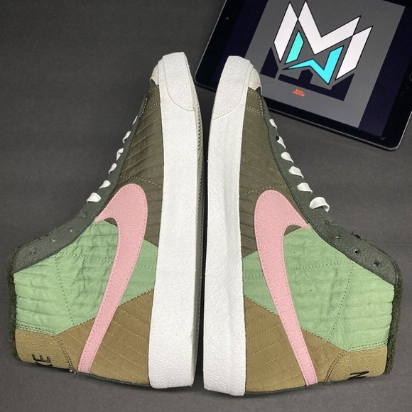 Nike Blazer Mid '77 LX NN Toasty Sequoia Quilted Olive Green DD8024-300 Men’s - Picture 10 of 12